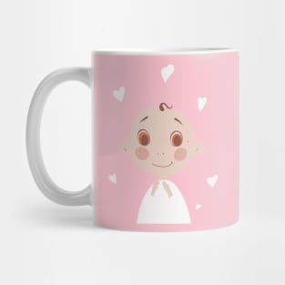 Lovely caucasian baby Mug